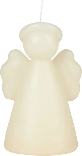 Broste Copenhagen Angel sculpture lys 14 cm Off white