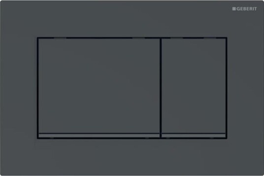 Geberit Sigma30 Betjeningsplate Sort, Sort Matt, Sort Geberit Sigma30 Betjeningsplate Sort, Sort Matt, Sort