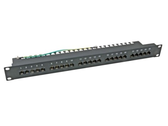 Efb Elektronik 37588Sw.1 Rj-45 Cat3 26/22 Rackmontering 1U 482,6 Mm