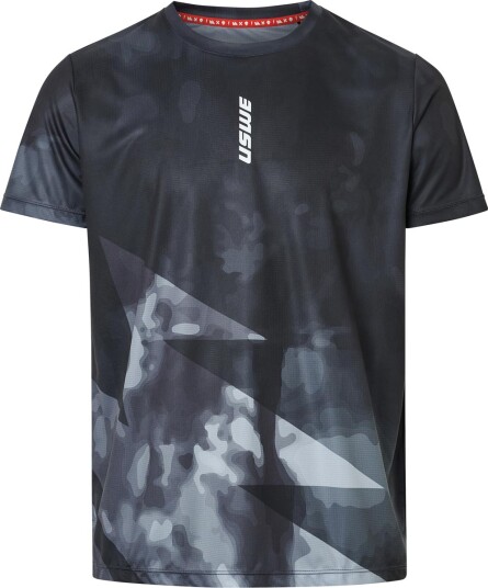 Uswe Dimma Trail Running SS Tee M Herre Svart S | T skjorte