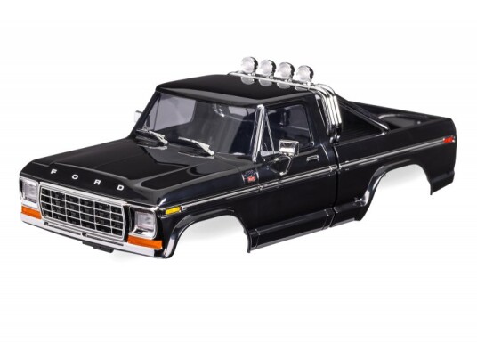 Traxxas 9812 Body TRX-4M Ford F-150 Black Complete Clipless