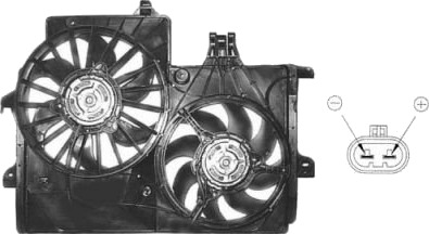 VAN WEZEL 3781747 Kjølevifte