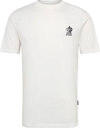 Blend Bhkaz S/S Emb Tee   Cream   S