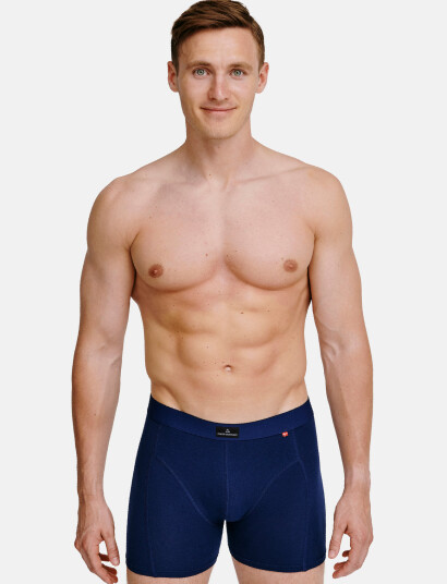 Danish Endurance Men"s Classic Trunks 3 Pack   Blue   M