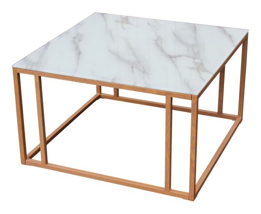 Venture Design Rock salongbord Hvit 75 x 75 cm Hvit