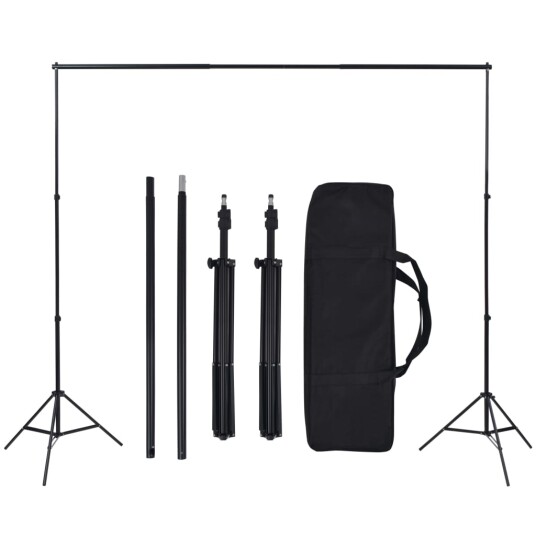 vidaXL Fotostudiosett med 5 fargerike bakgrunner og justerbar ramme vidaXL Fotostudiosett med 5 fargerike bakgrunner og justerbar ramme