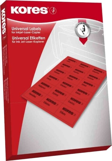 Kores L7042r Rød Universell Rektangel A4 Tyskland Laser/Blekkskriver