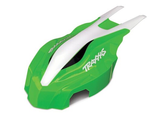 Traxxas 7914 Canopy Front Green/White Aton