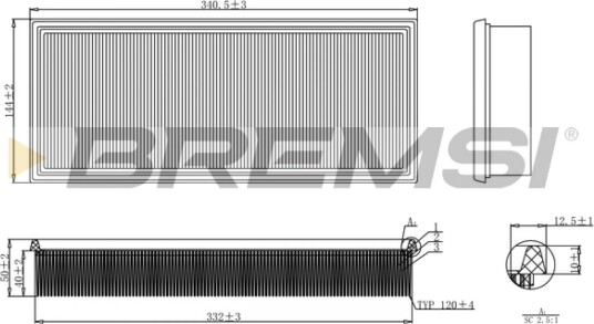 Luftfilter BREMSI FA1156 Luftfilter BREMSI FA1156
