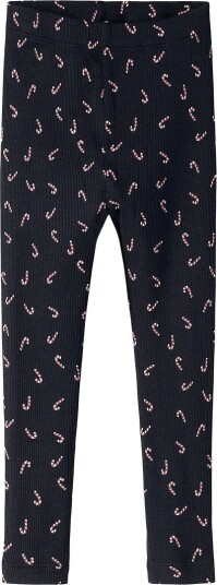 Name It Leggings NMNDAB Navy Blazer Name It 8 år (128) Leggings Marineblå Svart