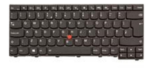 Lenovo Lite-On CS13T - Brbart tastatur - til utskifting - Amerikansk Engelsk