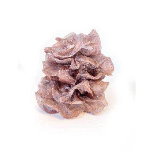 Organza Scrunchie Glossy Organza Scrunchie Glossy Mauve