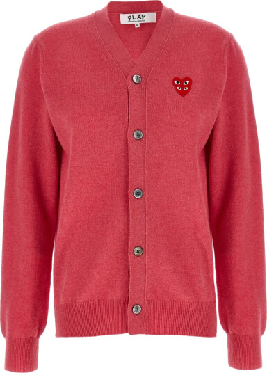 Comme des Garçons Play Dame Strikkevarer Rosa M, Comme des Garçons Play Dame Strikkevarer Rosa M,