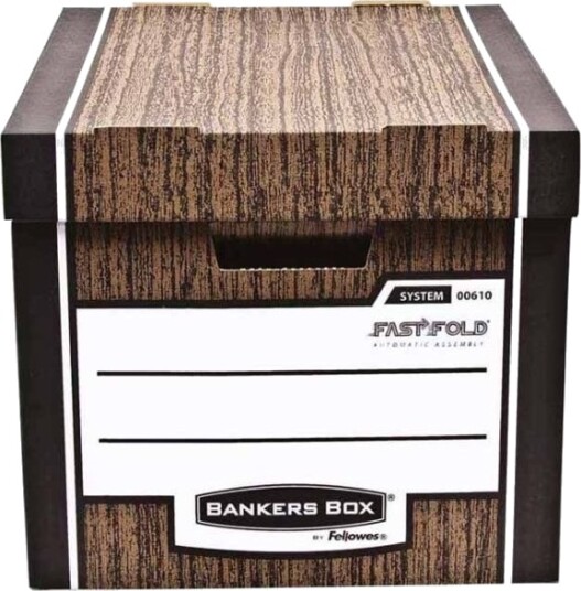 Fellowes Trestruktur Fast Fold 10 Stk. Brune Fellowes Trestruktur Fast Fold 10 Stk. Brune