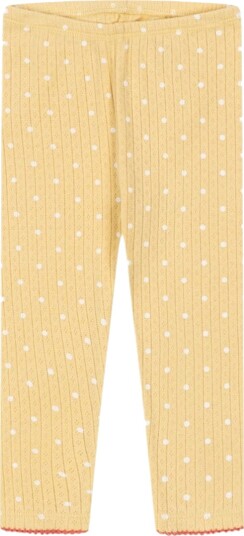 Konges Sløjd Leggings Hullmønster Minnie Dot Golden Konges Sløjd 9 10 år (134 140) Leggings Gul