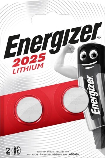 Energizer Lithium CR2025 2Pk Energizer Lithium CR2025 2Pk
