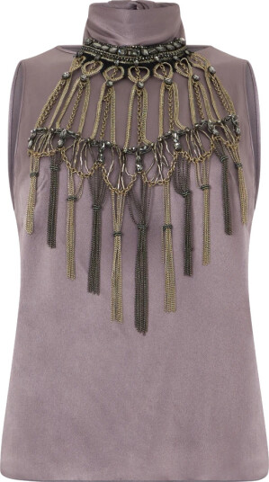 Alberta Ferretti Dame Topper Lilla M,