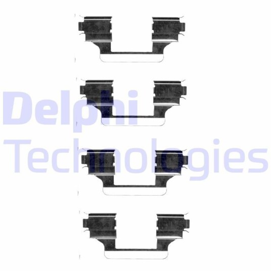 Tilbehørsett, skivebremse belegg DELPHI LX0403