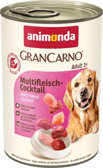Animonda Grancarno Våtfôr Sparepakke Grancarno Original Multikjøtt Cocktail 12 X 400 G