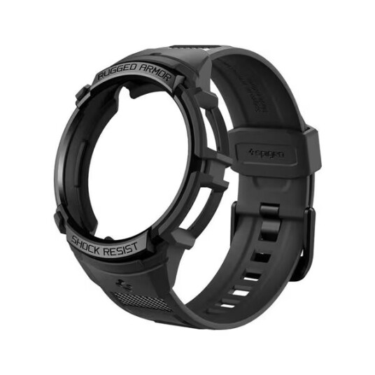 Spigen Rugged Armor Pro Armbånd til Samsung Galaxy Watch 6 Classic 47mm - Svart