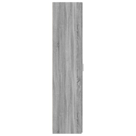 Hylle grå sonoma 30x42,5x185 cm konstruert tre 8721102654862