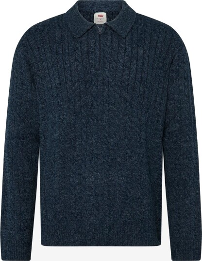 Levi"s® Mason Collared Quarter Zip Win   BLUES   S
