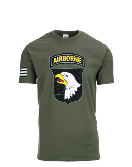 Fostex T skjorte USA 101st Airborne Grønn