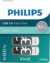 Philips Vivid Edition USB-minne 32 GB USB 3.0 2-pk