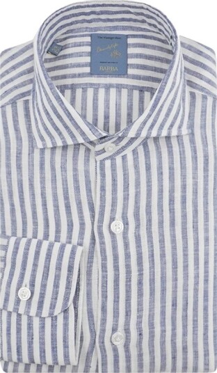 Barba Herre Skjorter Blå 2XL, Barba Herre Skjorter Blå 2XL,