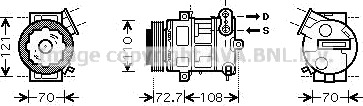AC kompressor PRASCO OLAK419 AC kompressor PRASCO OLAK419