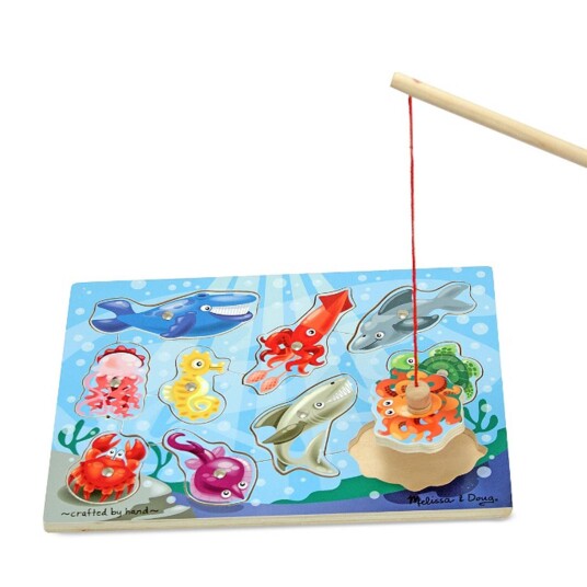 Melissa & Doug Puslespill Fiske 10 brikker Melissa & Doug Puslespill Fiske 10 brikker