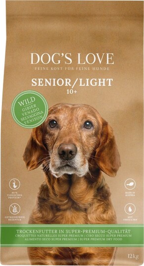 Dog´S Love Tørrfôr Senior Light Vilt 2 X 12 kg