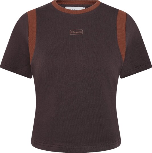 Laagam Lumea Brown Logo T Shirt   BROWN   L/40