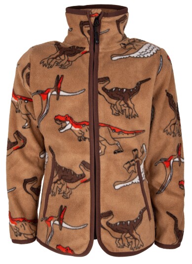 Lindberg Kids' Luleå Fleece Jacket Light Brown 130 Lindberg Kids' Luleå Fleece Jacket Light Brown 130