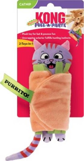 Kong Kong Pull-A-Partz Purrito 2.5X6X14Cm