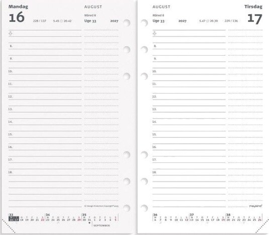 Mayland System PP dagkalender REFILL 2027