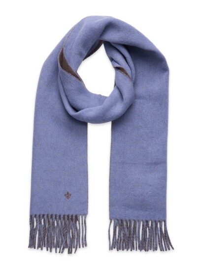 Morris Double Face Scarf Blue ONE SIZE Morris Double Face Scarf Blue ONE SIZE