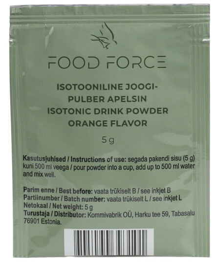 Food Force Drikkepulver Appelsin 100stk Food Force Drikkepulver Appelsin 100stk
