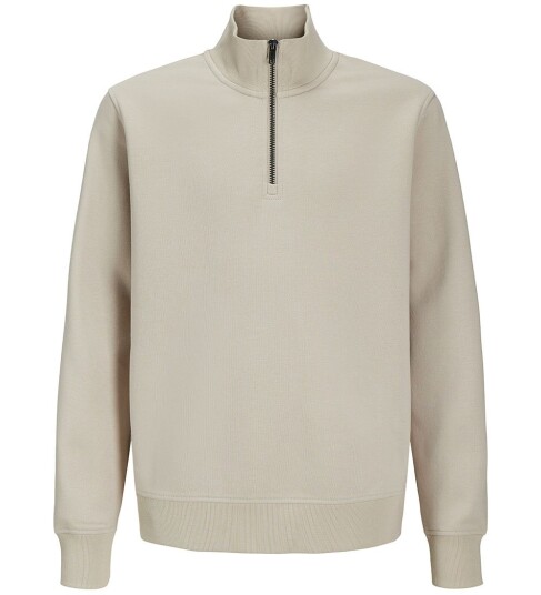 Jack & Jones Junior Moonbeam Bradley Collegegenser Half Zip Noos 140 Jack & Jones Junior Moonbeam Bradley Collegegenser Half Zip Noos 140