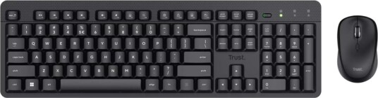 Trust ODY II Trådløst Tastatur og Mussett Nordisk Svart Trust ODY II Trådløst Tastatur og Mussett Nordisk Svart