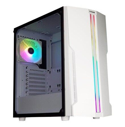 Xilence Performance C X502 Midi Tower Kabinett Hvit med Herdet Glass Xilence Performance C X502 Midi Tower Kabinett Hvit med Herdet Glass