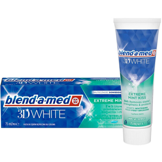 3D White Tannkrem BLEND A MED Extreme Mint Kiss 75 ml.