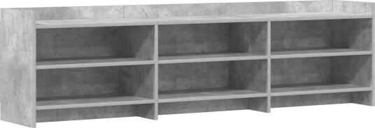  TV skap 168 x 33 x 47 cm Betonggrå Konstruert tre