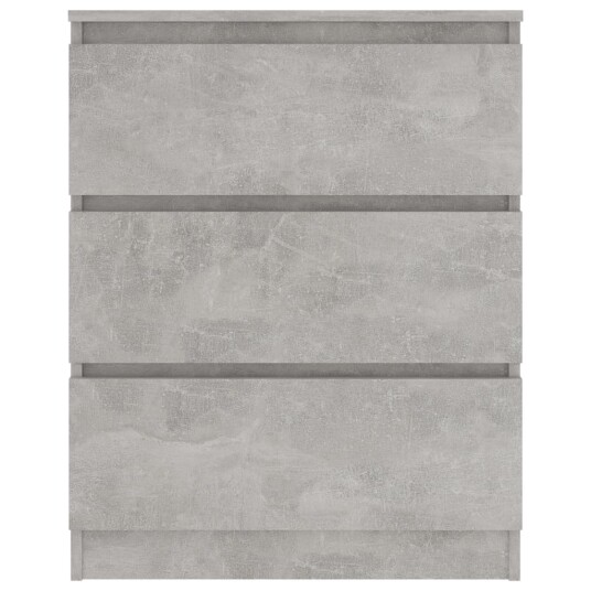 vidaXL Skjenk betonggrå 60x35x76 cm konstruert tre vidaXL Skjenk betonggrå 60x35x76 cm konstruert tre