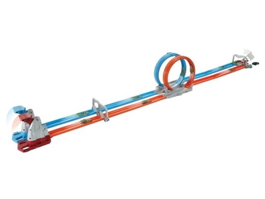 Hot Wheels Action Gfh85 Kjøretøy Og Banesett 5 År Plast Blå Oransje
