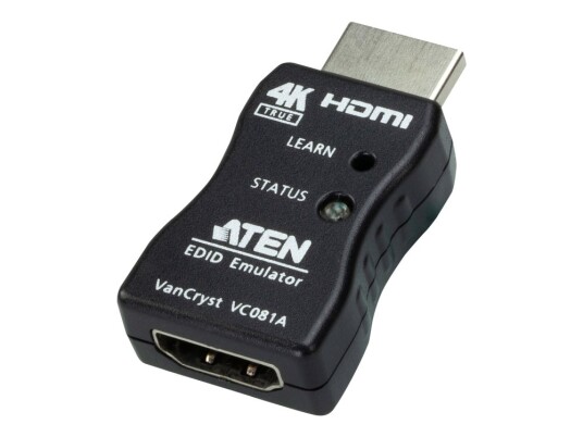 Aten VC081A EDID-emulator HDMI svart med 3840 x 2160 oppløsning