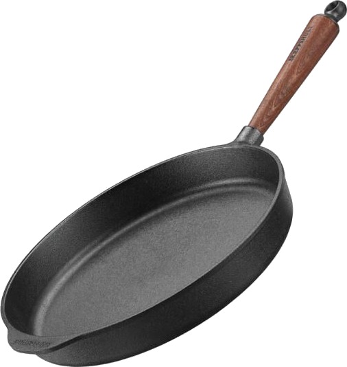 Skeppshult Traditional sautépanne 30 cm med trehåndtak Skeppshult Traditional sautépanne 30 cm med trehåndtak