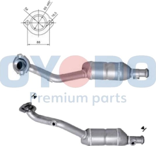 Katalysator Oyodo 10N0053 OYO
