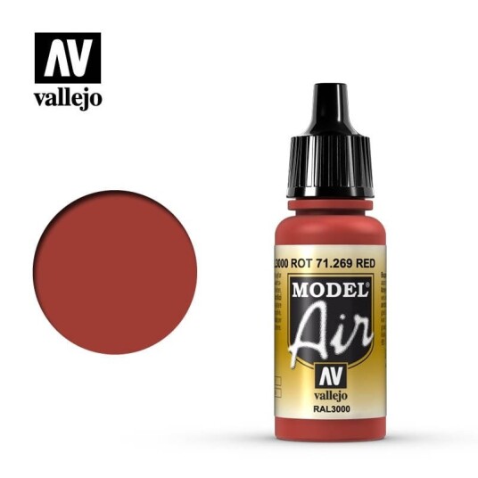 Vallejo Model Air Red 17ml (71.269)
