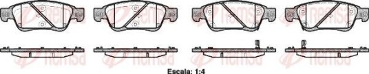 Bremseklosser REMSA 1273.02